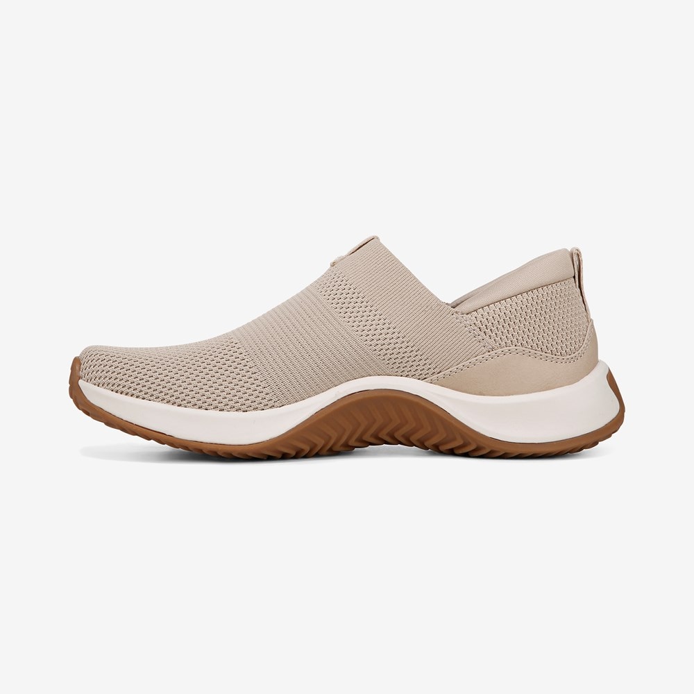 Taupe slip on sneakers deals