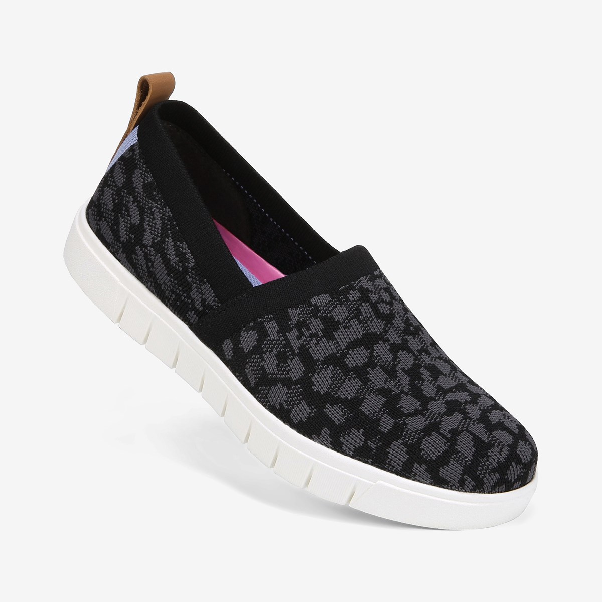 black slip on casual shoes womens